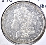 1878 8TF MORGAN DOLLAR CH AU