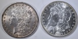 1886 & 96 CH BU MORGAN DOLLARS