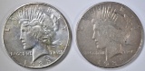 1935 XF & 1935-S AU PEACE DOLLARS