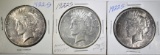 3-1922-S AU/BU PEACE DOLLARS