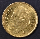 1906 MEXICO 5-PESOS GOLD COIN
