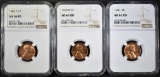 1968-P-D&S LINCOLN CENTS, NGC MS-66 RED