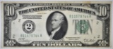 1928-A $10 FEDERAL RESERVE NOTE  AU