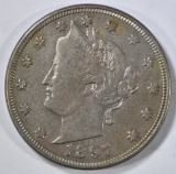 1897 LIBERTY NICKEL  CH AU