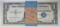 (50) 1957-B $1 SILVER CERTIFICATES GEM UNC