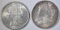 1898-O & 1900 MORGAN DOLLARS BU