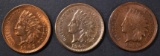 LOT OF 3 INDIAN CENTS: