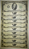 10-1950 CIRC $10 FEDERAL RESERVE NOTES