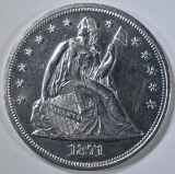 1871 SEATED LIBERTY DOLLAR  CH BU+ PL