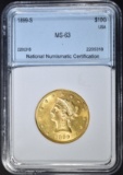 1899-S $10 GOLD LIBERTY  NNC CH BU