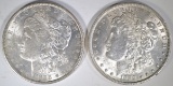1888-O & 89 BU MORGAN DOLLARS