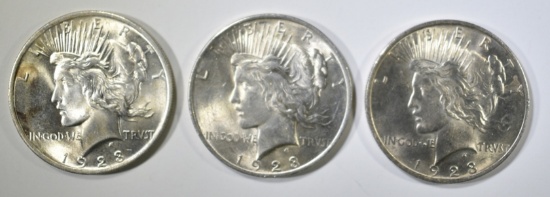 3-1923 AU/BU PEACE DOLLARS