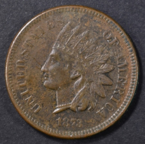 1873 INDIAN CENT XF