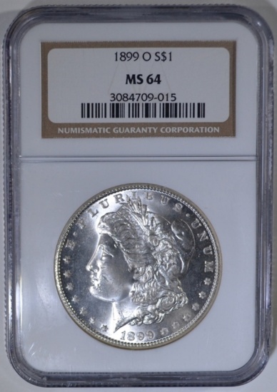 1899-O MORGAN DOLLAR, NGC MS-64