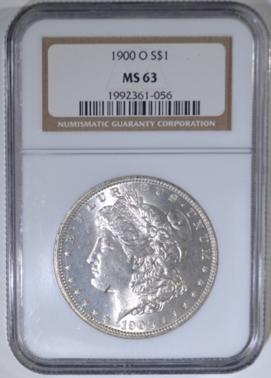 1900-O MORGAN DOLLAR, NGC MS-63