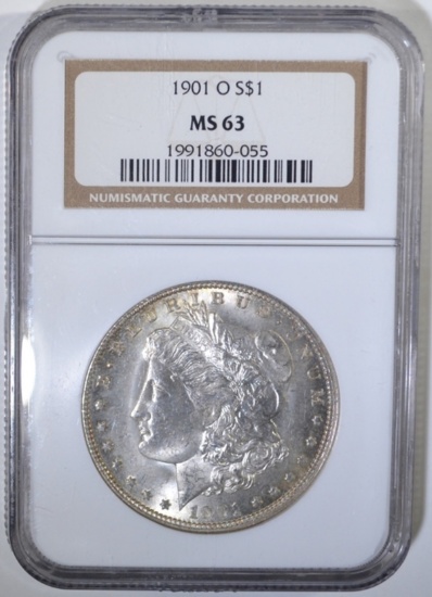 1901-O MORGAN DOLLAR, NGC MS-63