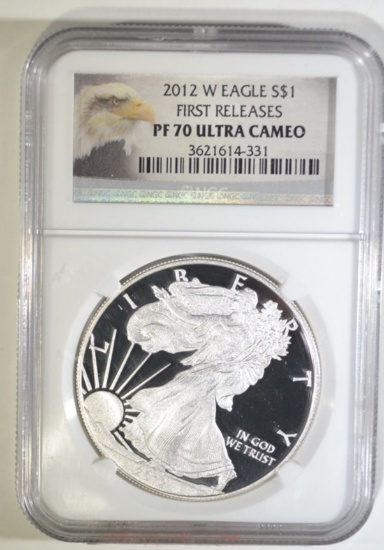 2012-W ASE NGC PF-70 ULTRA CAMEO FIRST RELEASE