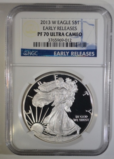 2013-W ASE NGC PF-70 ULTRA CAMEO EARLY RELEASE