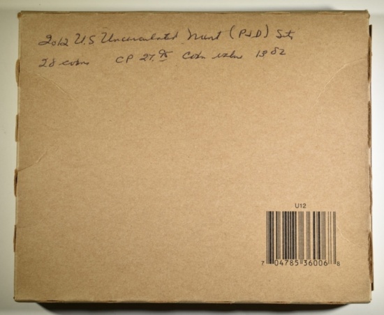 2012 U.S. MINT UNC SET IN SEALED BROWN BOX