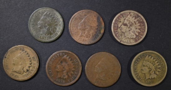 EARLY CIRC INDIAN CENTS: