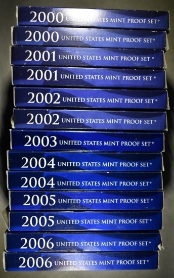 U.S. PROOF SETS FROM THE 2000'S