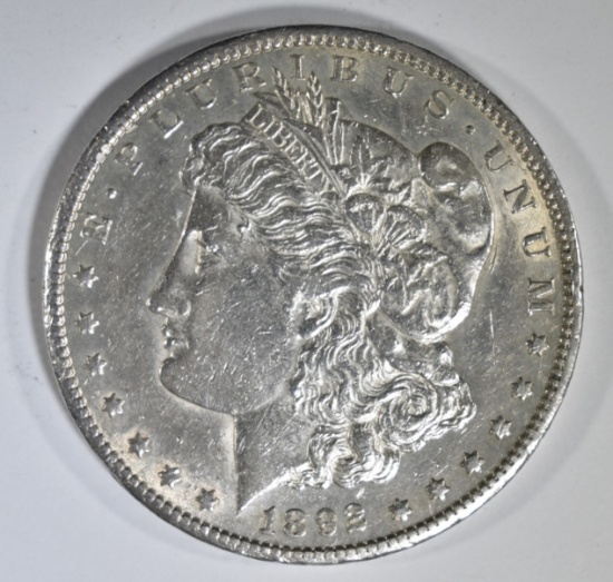 1892-CC MORGAN DOLLAR CH AU