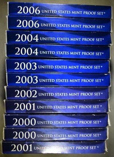 U.S. PROOF SETS FROM THE 2000'S