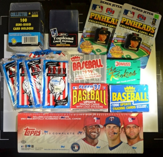 BASEBALL COLLECTOR'S BOX- SEE DETAILS