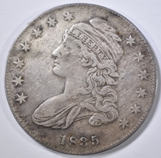 1835 BUST HALF DOLLAR XF