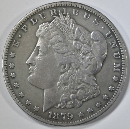 1879-CC MORGAN DOLLAR, XF