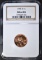 1958-D LINCOLN CENT  NGC MS-66 RD