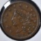 1838 LARGE CENT XF