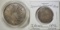 1896 MEXICAN 8 REALES & 1802 SP. COLONY 2 REALES