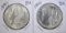 1897 BU & 1900 BU MORGAN DOLLARS