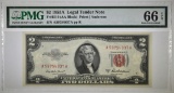 1953A $2 RED SEAL NOTE, MPG 66 EPQ