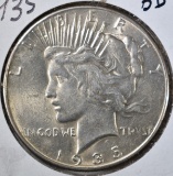 1935 PEACE DOLLAR, BU