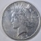 1925-S PEACE DOLLAR CH AU