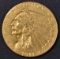 1911-D $2.5 GOLD INDIAN  NICE ORIG UNC