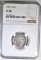 1921-S BUFFALO NICKEL, NGC VF-20