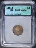 1931-S LINCOLN CENT  ICG F-12 DETAILS