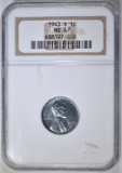 1943-S LINCOLN CENT  NGC MS-67