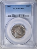 1897 BARBER QUARTER  PCGS PR-61