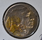 1925-S BUFFALO NICKEL, KEY DATE FULL HORN