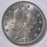 1898 LIBERTY NICKEL  CH BU  SCRATCH