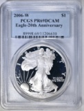 2006-W AMERICAN SILVER EAGLE PCGS  PR-69 DCAM