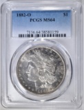 1882-O MORGAN DOLLAR PCGS MS-64