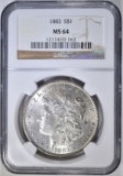 1883 MORGAN DOLLAR NGC MS-64