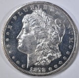 1878-CC MORGAN DOLLAR  CH BU DMPL  RARE