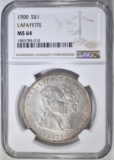 1900 LAFAYETE DOLLAR  NGC MS-64