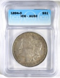 1894-O MORGAN DOLLAR ICG AU-50